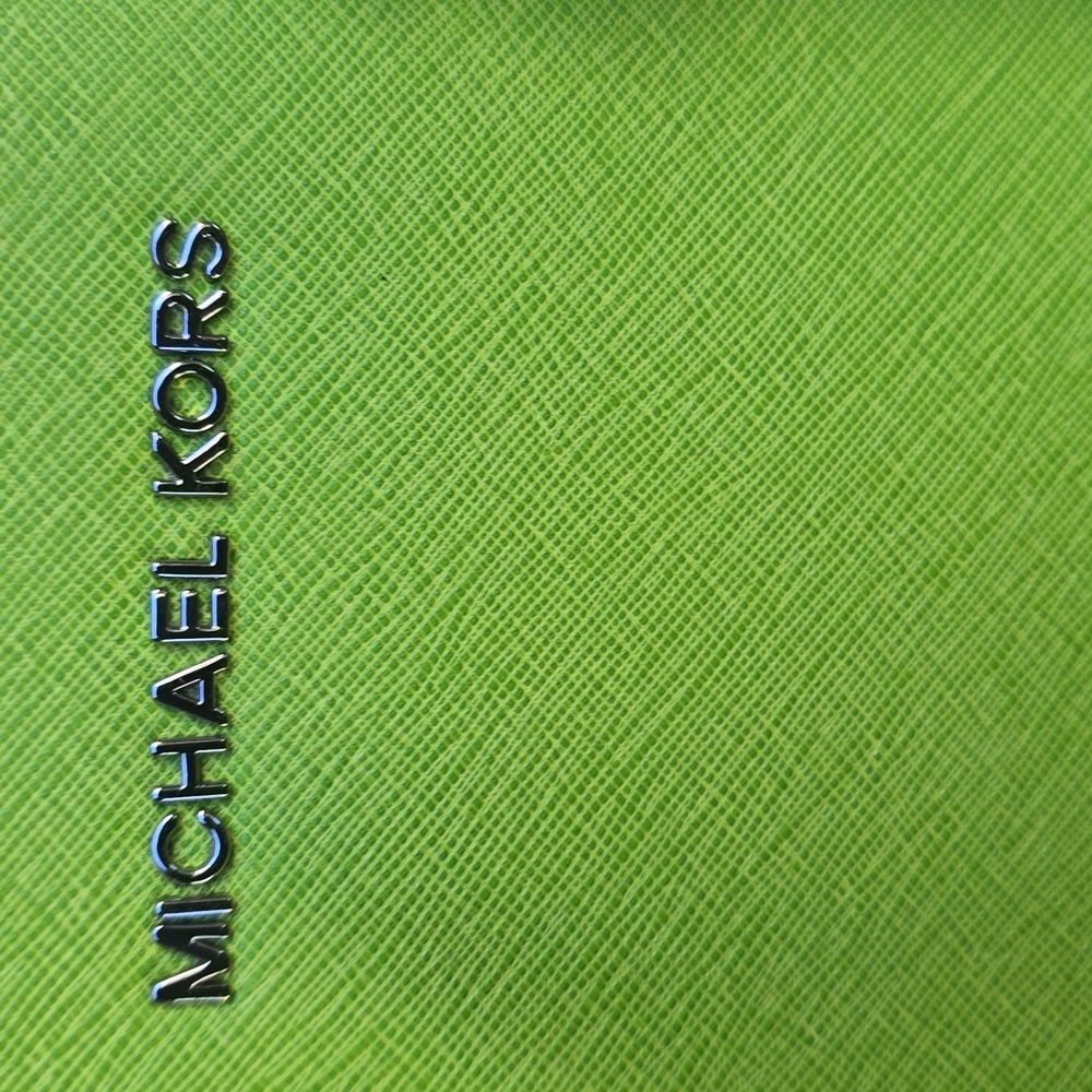 Michael Kors Lime Green Satchel Shoulder Bag - Picture 2 of 13